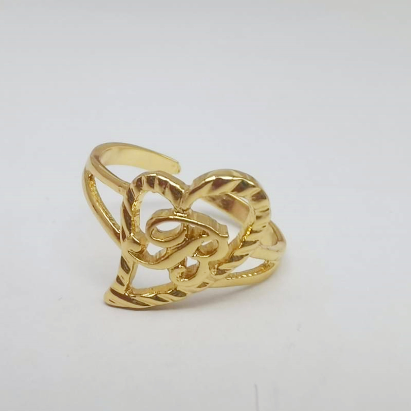 Duoying Custom Initial Rings P - Street Fashion Rings ulasan dan harga