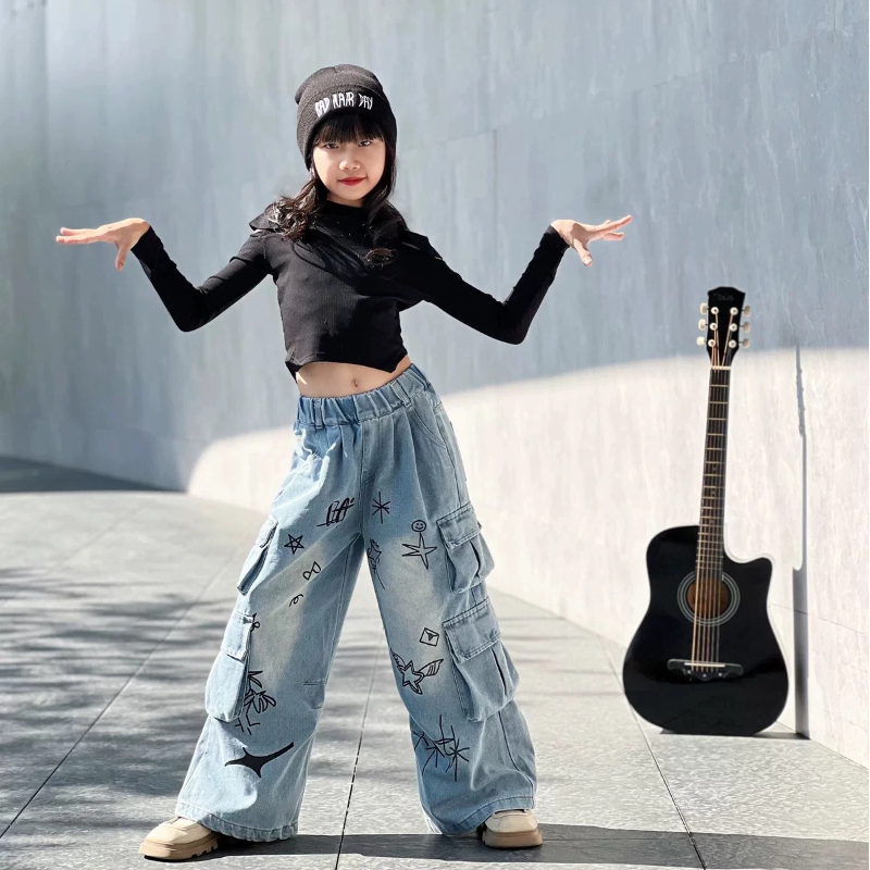 Girls' Jazz Dance Costumes, Ru - Street Fashion Show ulasan dan harga