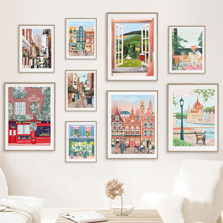 Coastal City Beautiful View Co - Street Fashion Poster ulasan dan harga