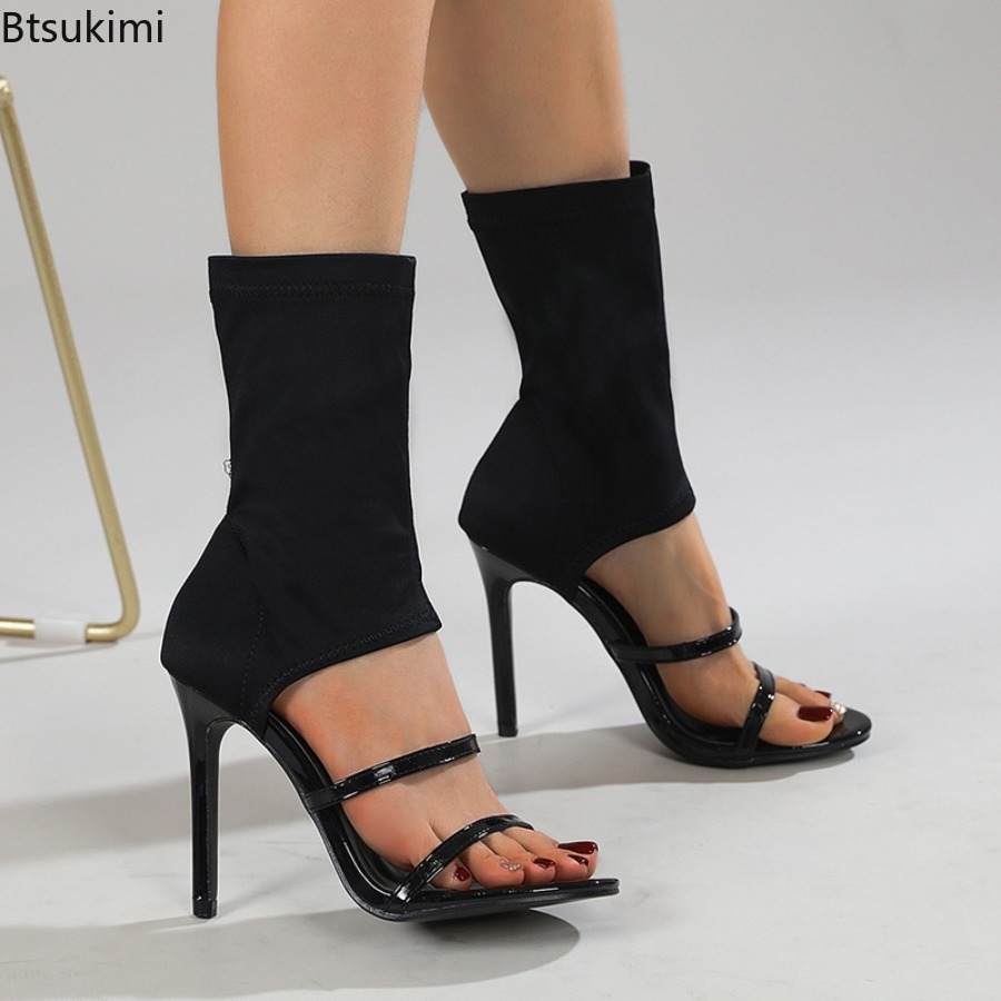 Sexy Stretch Boots High Heels  - Street Fashion Dance ulasan dan harga