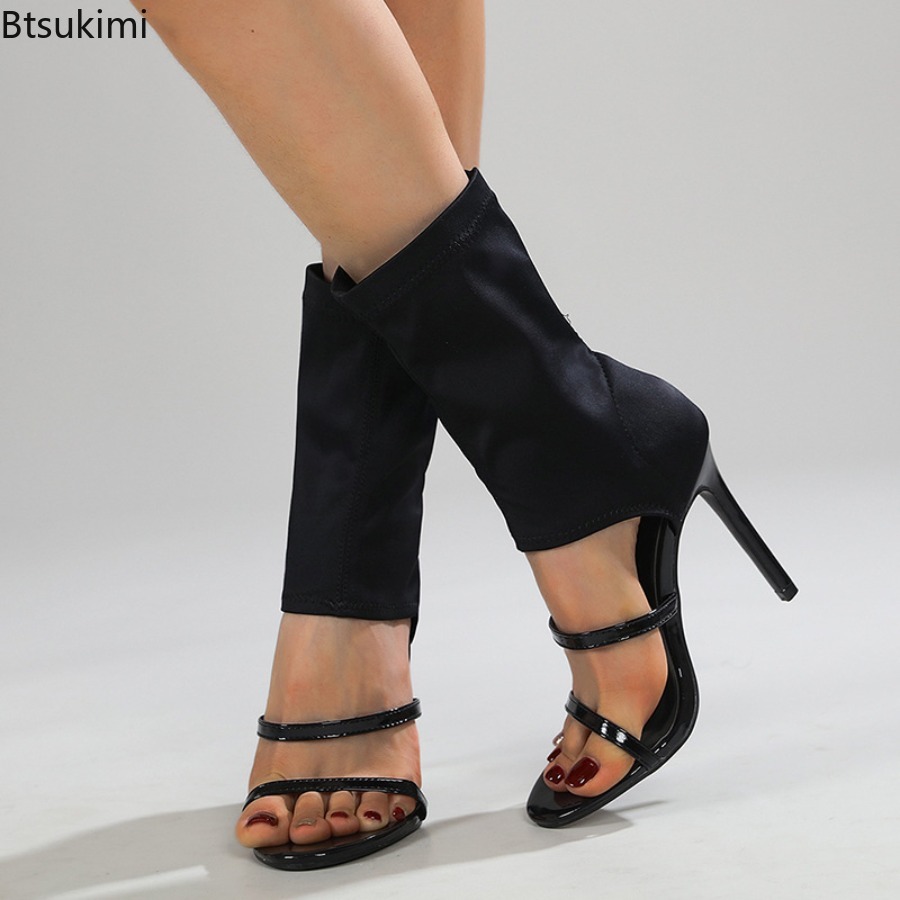 Sexy Stretch Boots High Heels  - Street Fashion Dance ulasan dan harga