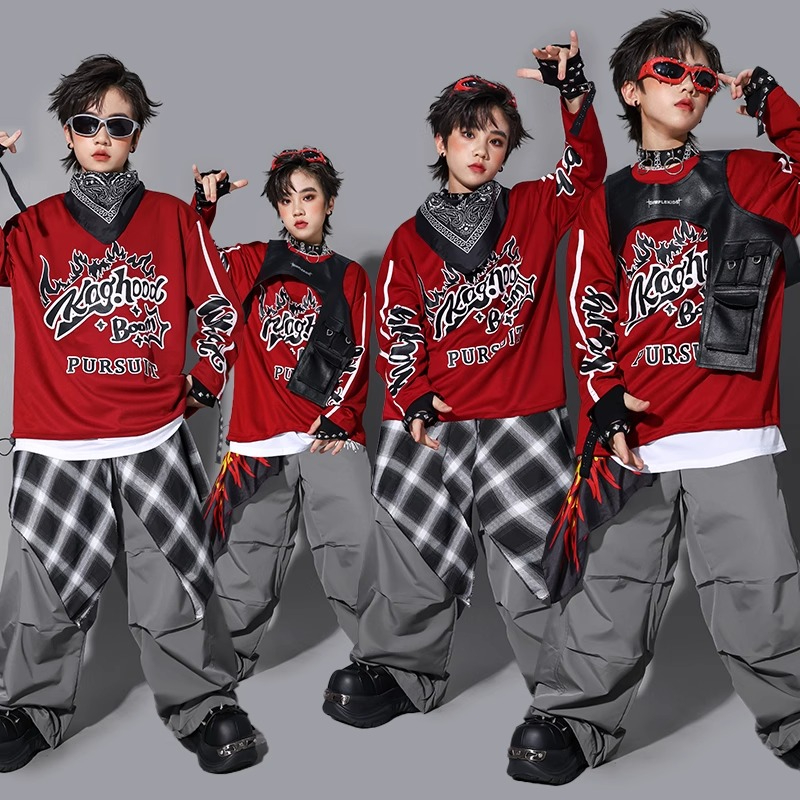 Boys K-pop Sweatshirt Fashion  - Street Fashion Show ulasan dan harga