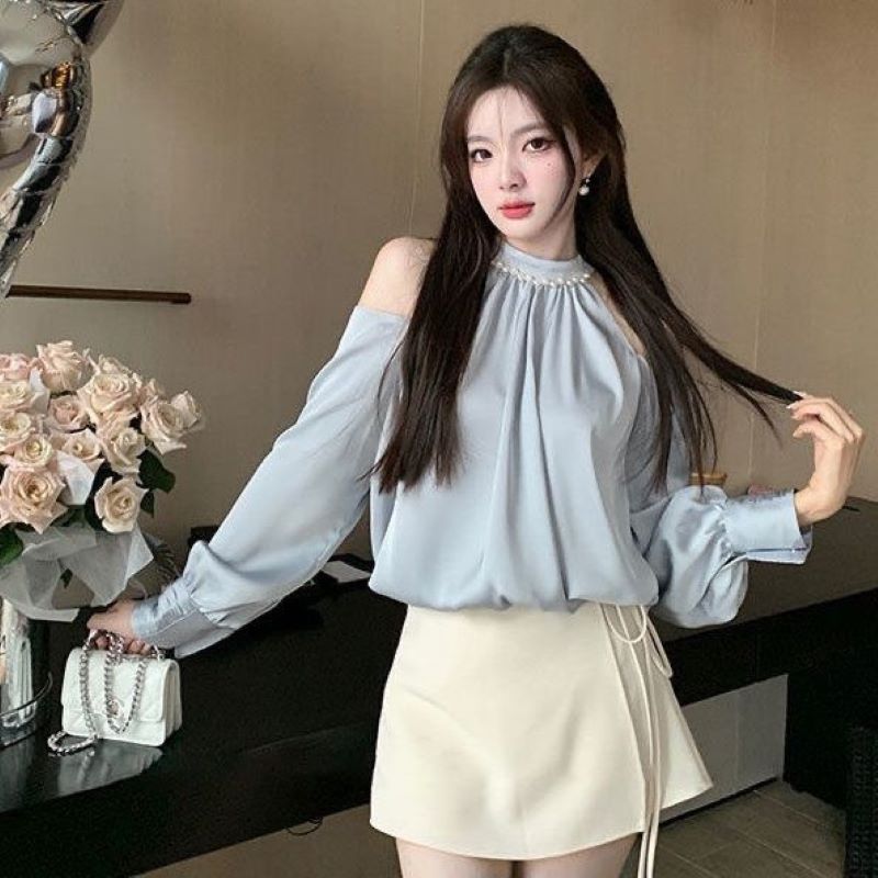 Spring Sweet Blouses For Women - Street Fashion Korea ulasan dan harga