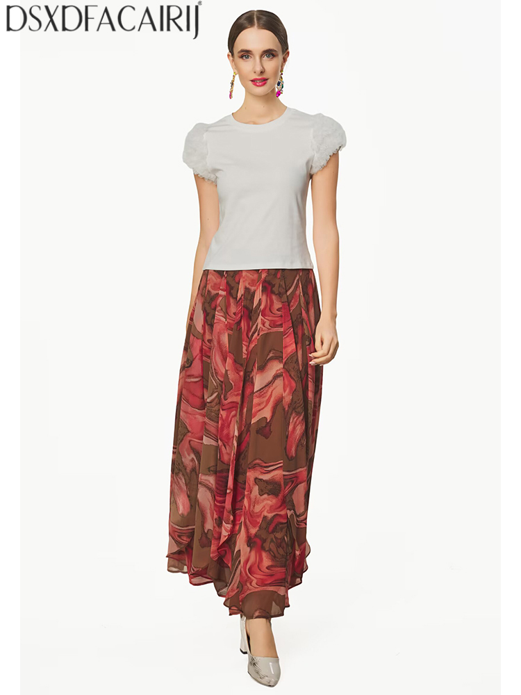 DSXDFACAIRIJ Women's O-Neck Sh - Street Fashion China Models ulasan dan harga