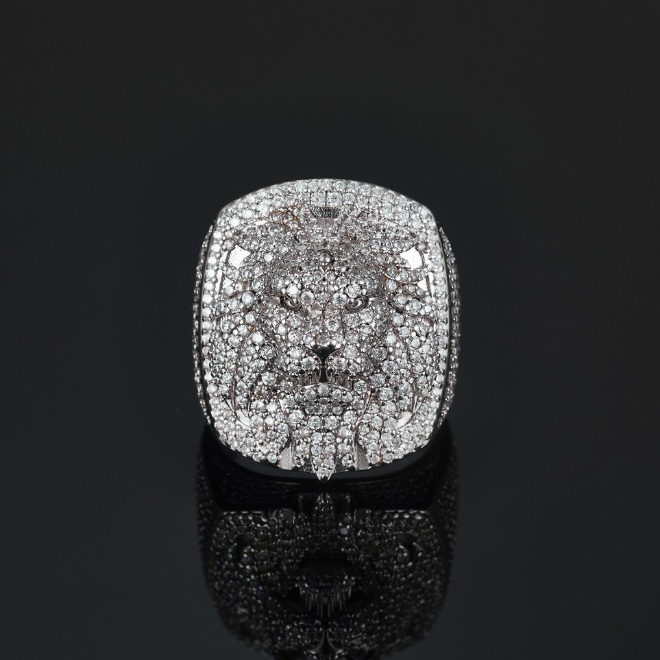 D Color Full Moissanite Diamon - Street Fashion Rings ulasan dan harga
