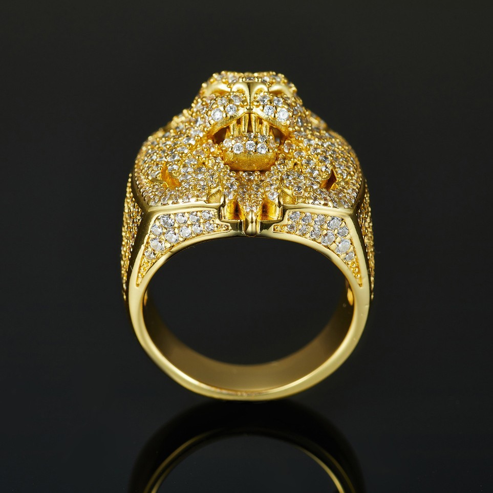 D Color Full Moissanite Diamon - Street Fashion Rings ulasan dan harga
