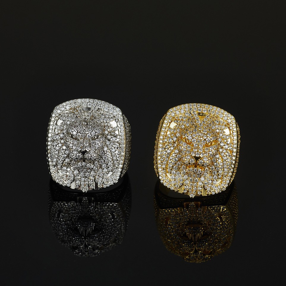 D Color Full Moissanite Diamon - Street Fashion Rings ulasan dan harga