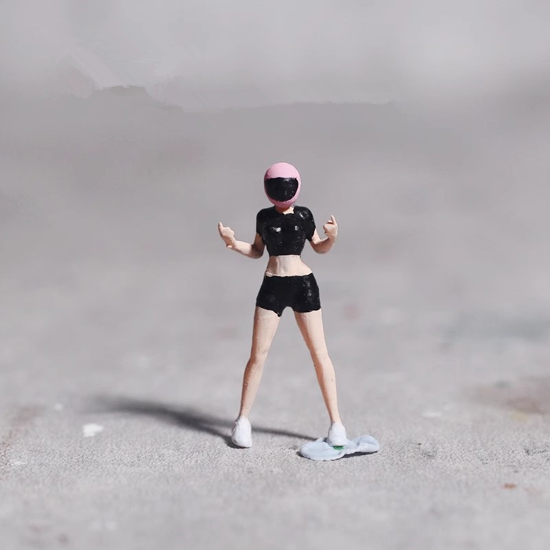 1:64 Model 1Pcs Beauty Fashion - Street Fashion Photographers ulasan dan harga
