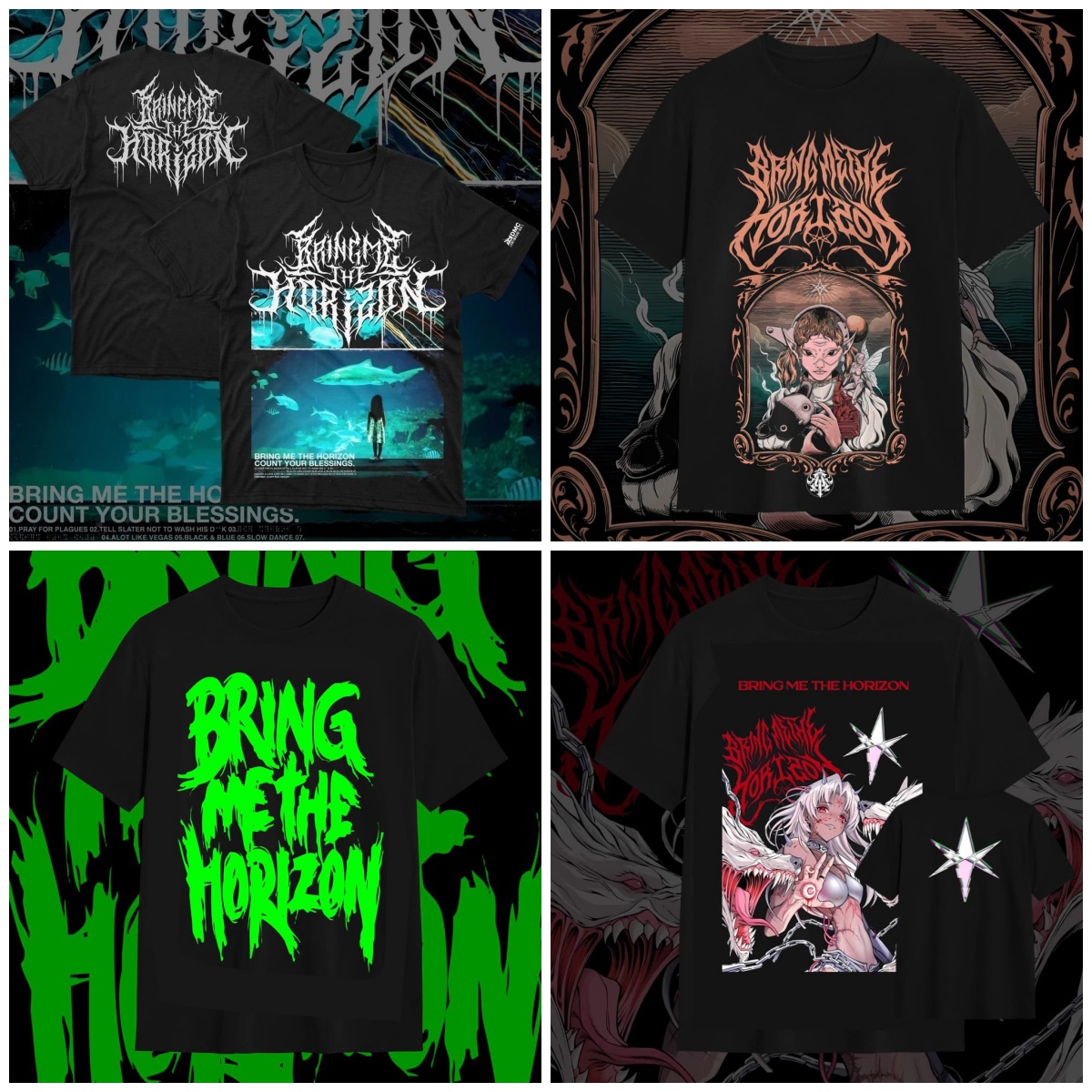Anime Style Graphic Print T-sh - Street Fashion Poster ulasan dan harga