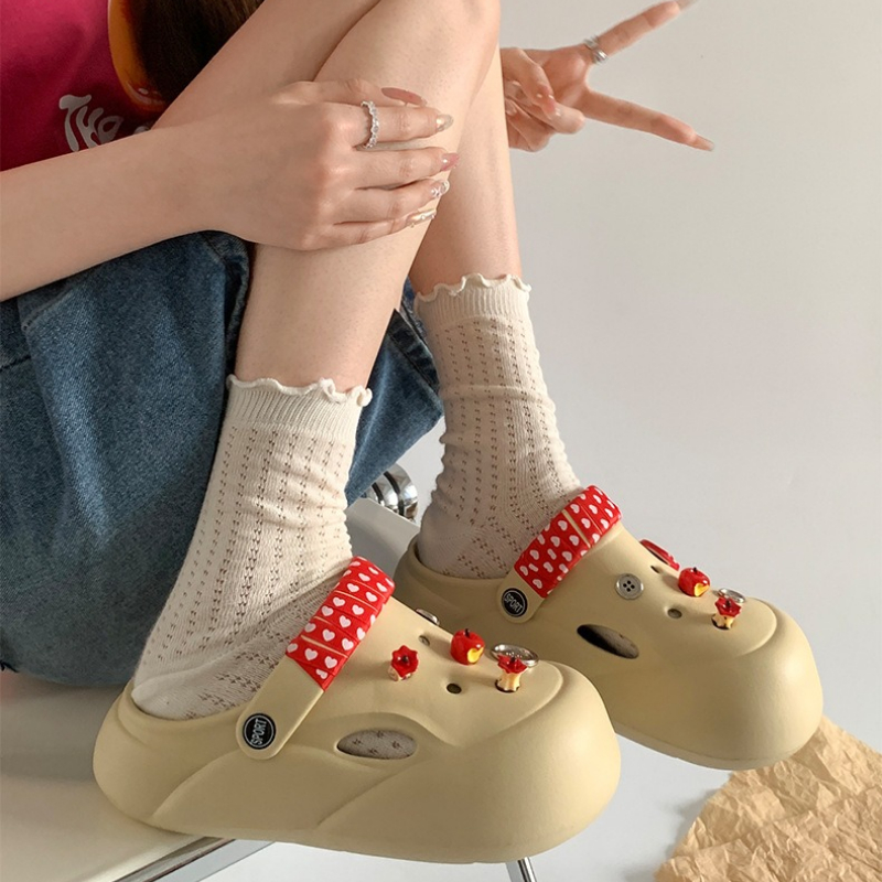 Women Fashion Clogs Indoor Str - Street Fashion Korea ulasan dan harga