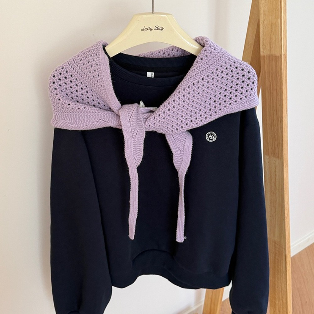 Hollow Out Knitted Triangle Sc - Street Fashion Shoot ulasan dan harga