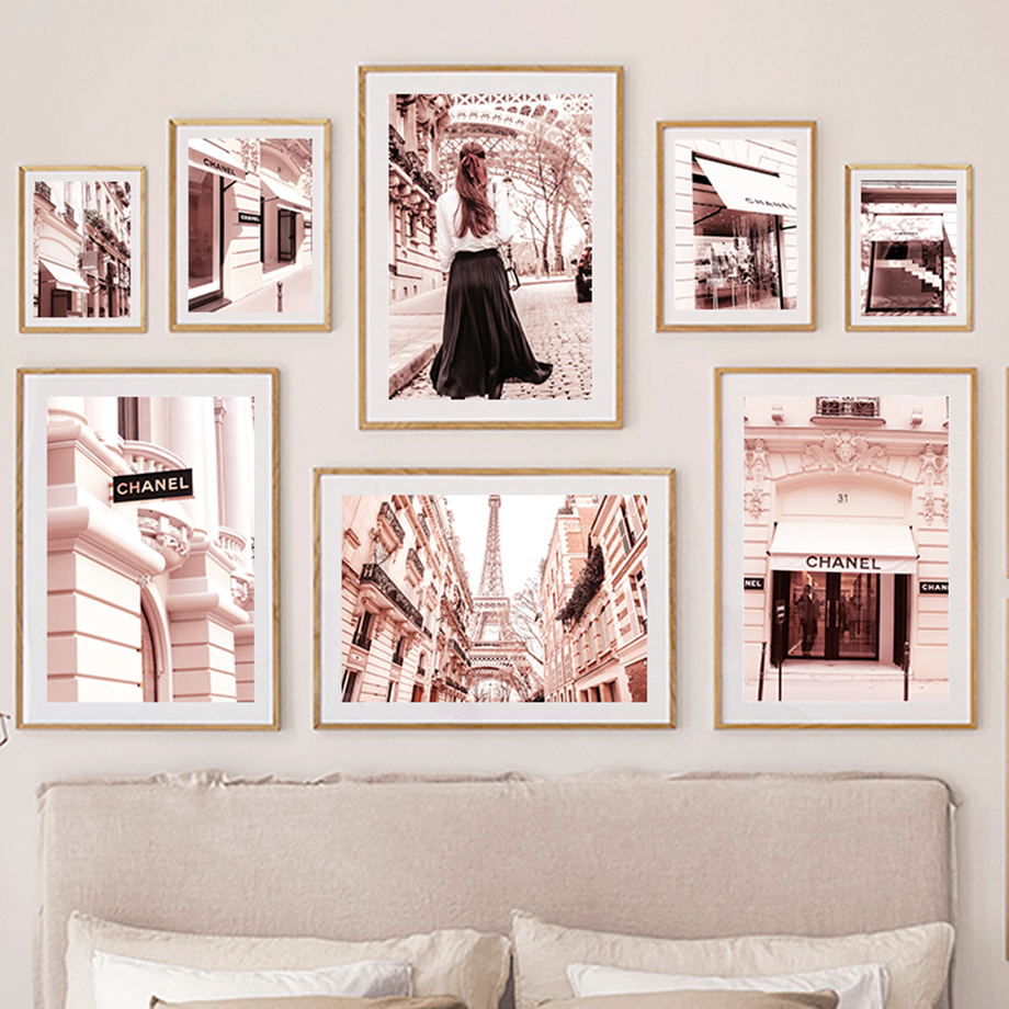 Paris Tower Street Luxury Stor - Street Fashion Poster ulasan dan harga