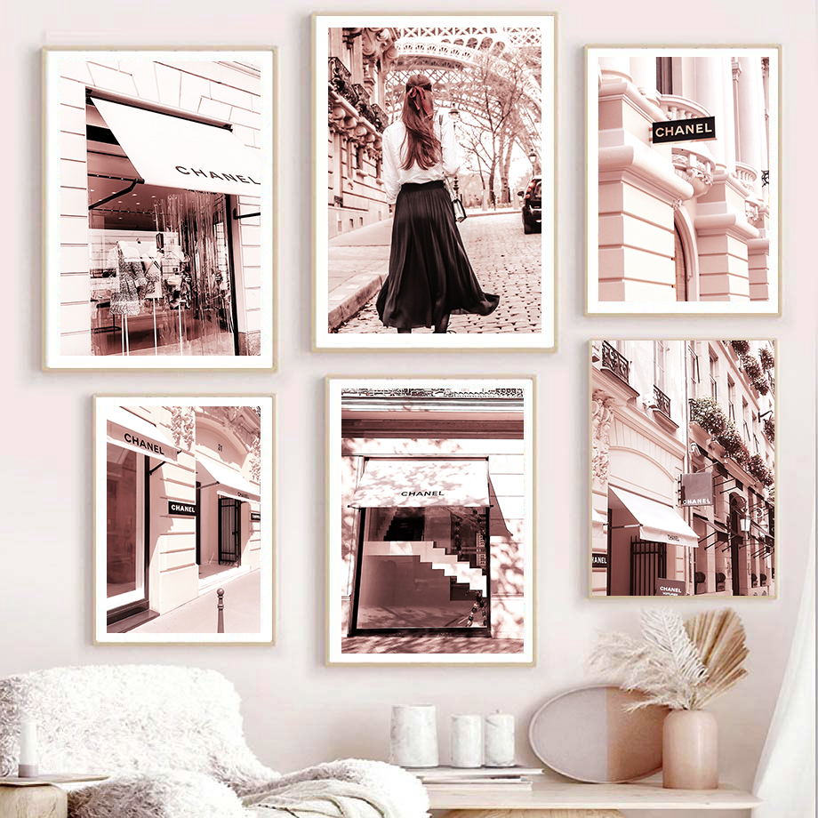 Paris Tower Street Luxury Stor - Street Fashion Poster ulasan dan harga