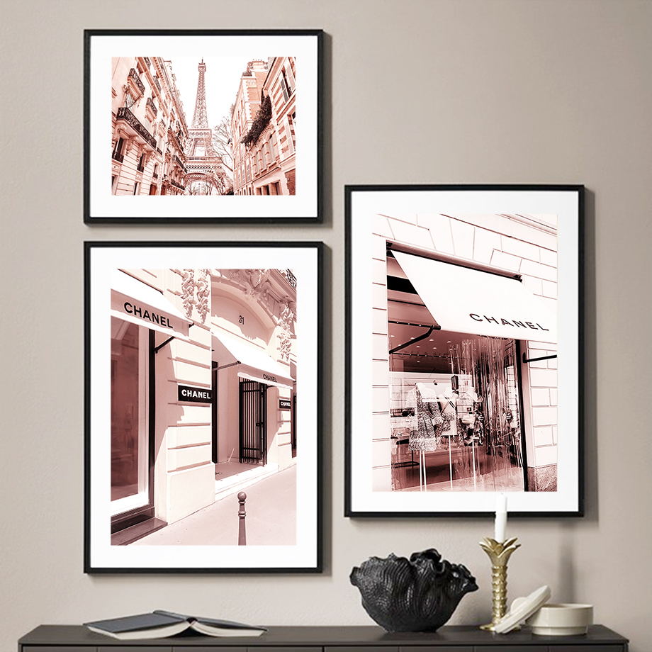 Paris Tower Street Luxury Stor - Street Fashion Poster ulasan dan harga