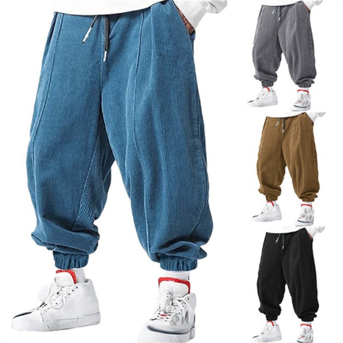 Men's New Casual Pants-Fashion - Street Fashion High End ulasan dan harga