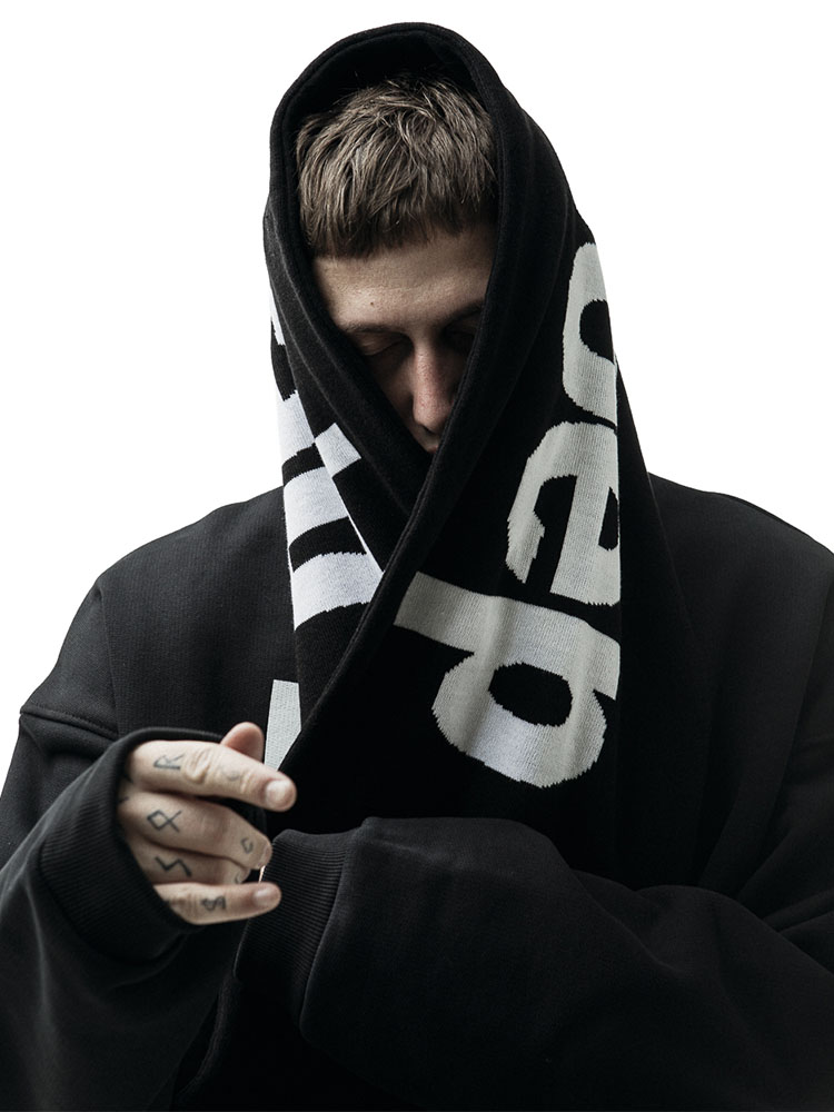 Men Scarf Winter Y2k Streetwea - Street Fashion Korea ulasan dan harga