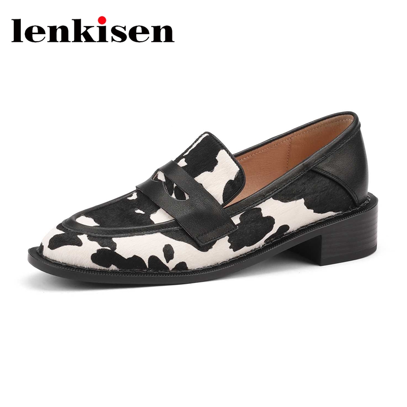 Lenkisen Horse Hair Round Toe  - Street Fashion Rome ulasan dan harga