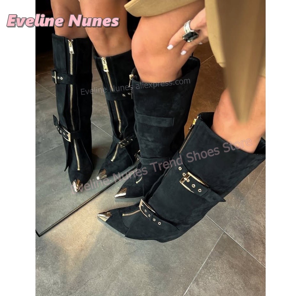 Punk Western Women Faux Suede  - Street Fashion Trends ulasan dan harga