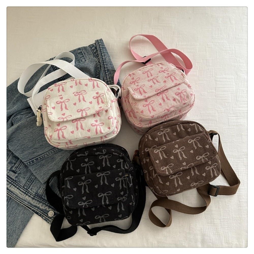 Women's Corduroy Small Shoulde - Street Fashion Korea ulasan dan harga