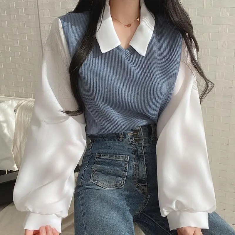 Summer Blouse Women Korean Sty - Street Fashion Korea ulasan dan harga