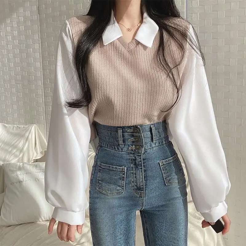 Summer Blouse Women Korean Sty - Street Fashion Korea ulasan dan harga