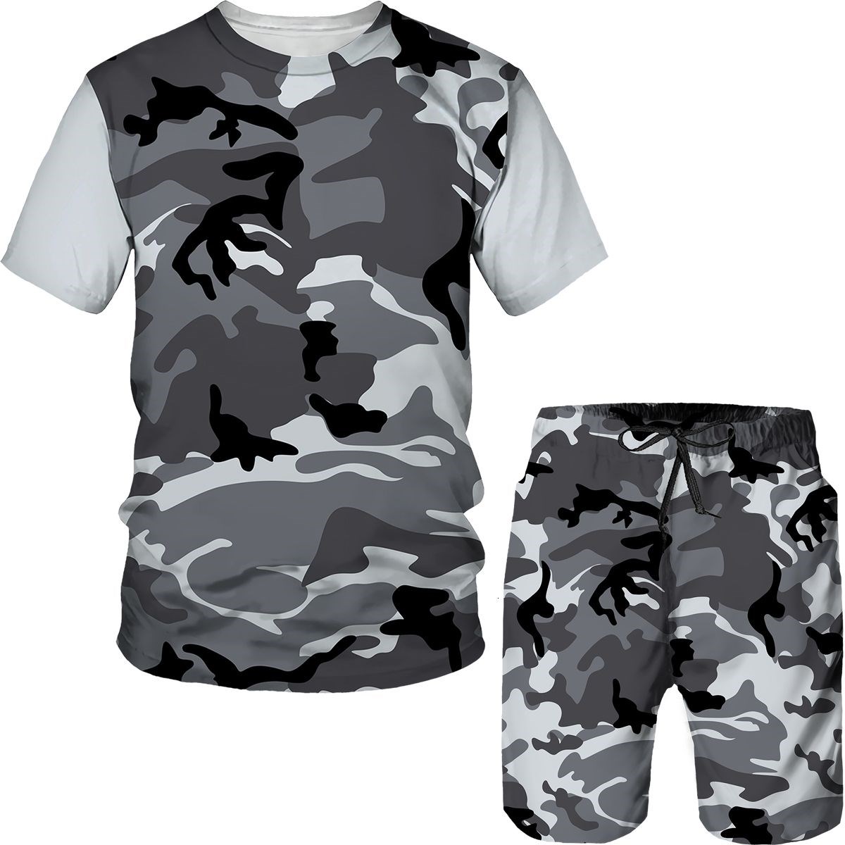 Camouflage Men's Suits Camo 3D - Street Fashion Dance ulasan dan harga