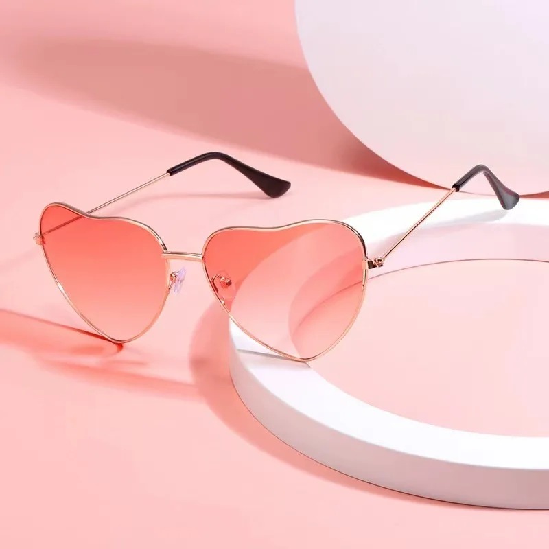 Fashion Heart Shaped Metal Sun - Street Fashion Shoot ulasan dan harga