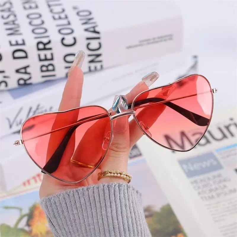 Fashion Heart Shaped Metal Sun - Street Fashion Shoot ulasan dan harga
