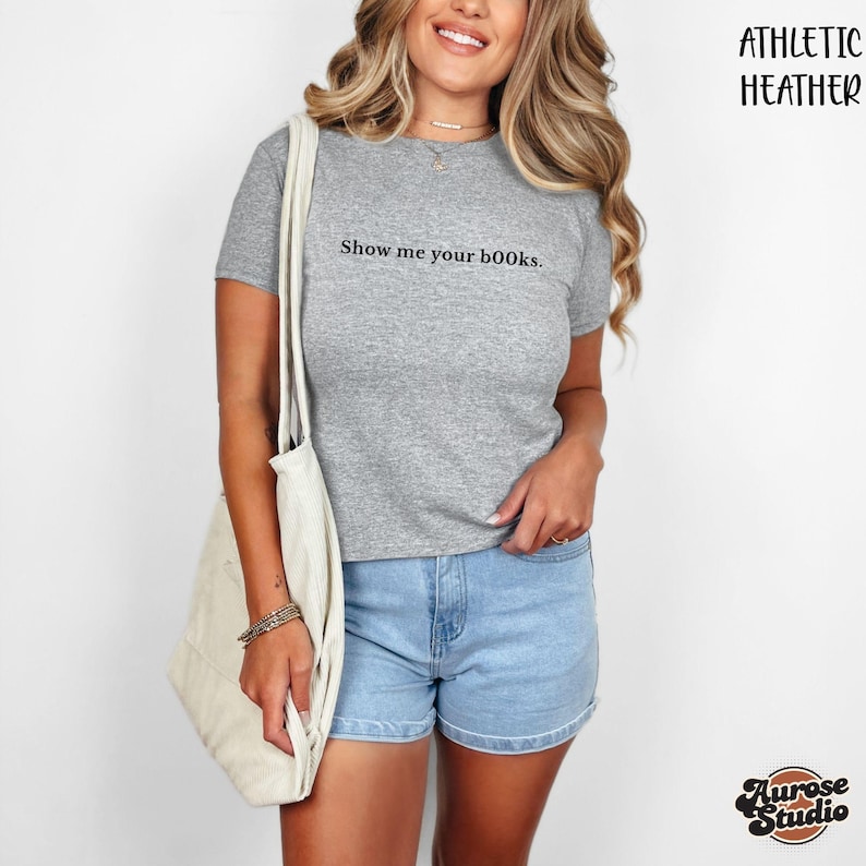 Show Me Your B00ks Letter Prin - Street Fashion Show ulasan dan harga