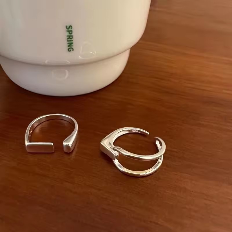 VENTFILLE 925 Sterling Silver  - Street Fashion Rings ulasan dan harga