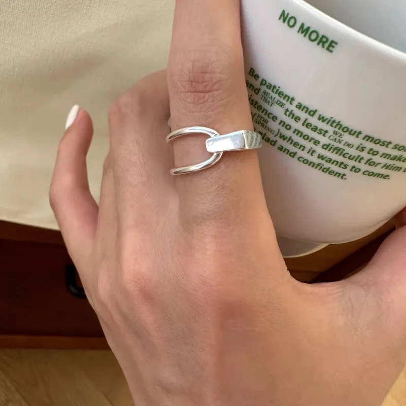 VENTFILLE 925 Sterling Silver  - Street Fashion Rings ulasan dan harga