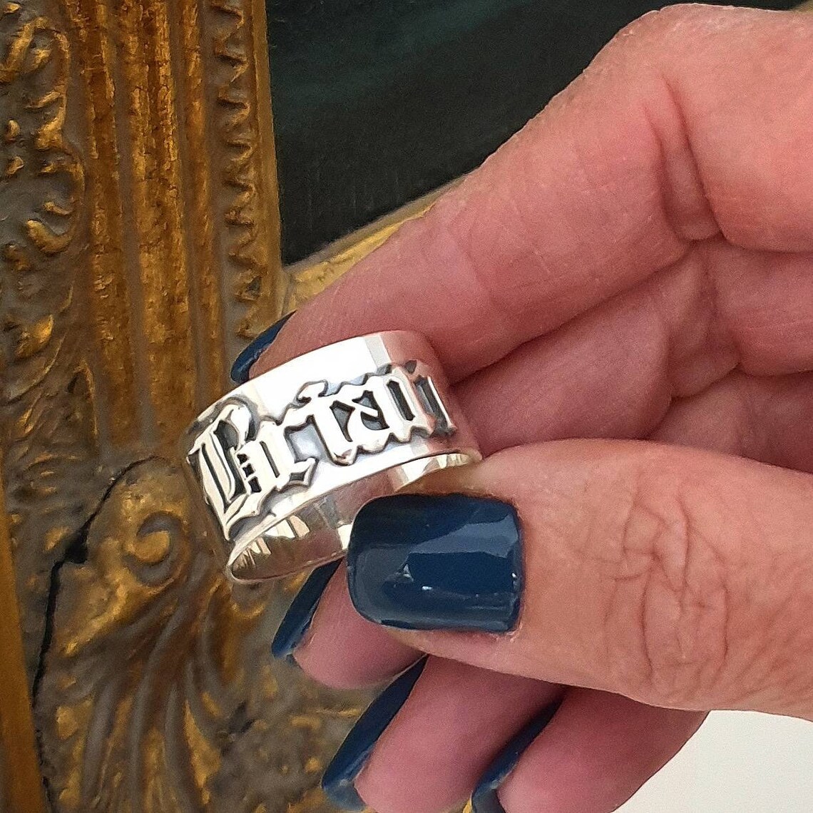 12MM Men' Gothic Rings Persona - Street Fashion Rings ulasan dan harga
