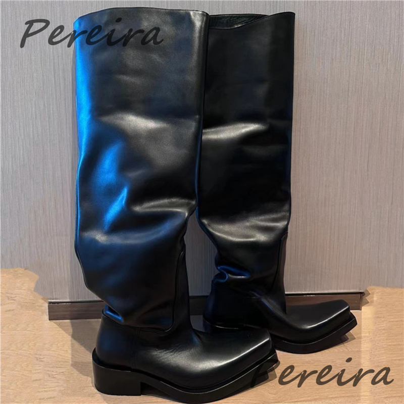Thick Soled Over The Knee Boot - Street Fashion Rome ulasan dan harga