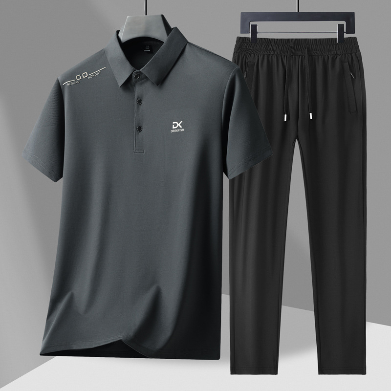 Men's Casual 2-Piece Sportswea - Street Fashion Dance ulasan dan harga