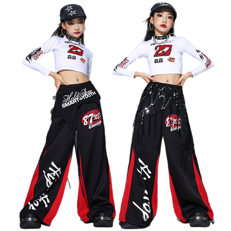 2025 Jazz Dance Clothes Girls  - Street Fashion Show ulasan dan harga