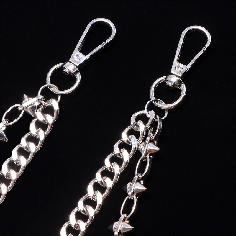 Dual Layer Metal Pants Chain S - Street Fashion Rings ulasan dan harga