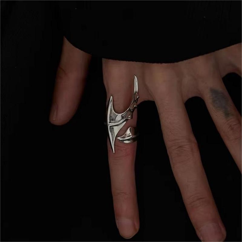 Cyberpunk Alien Irregular Ring - Street Fashion Rings ulasan dan harga